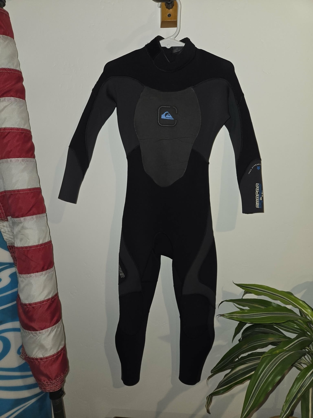 Quiksilver Boy's Full Wetsuit - Black/Grey